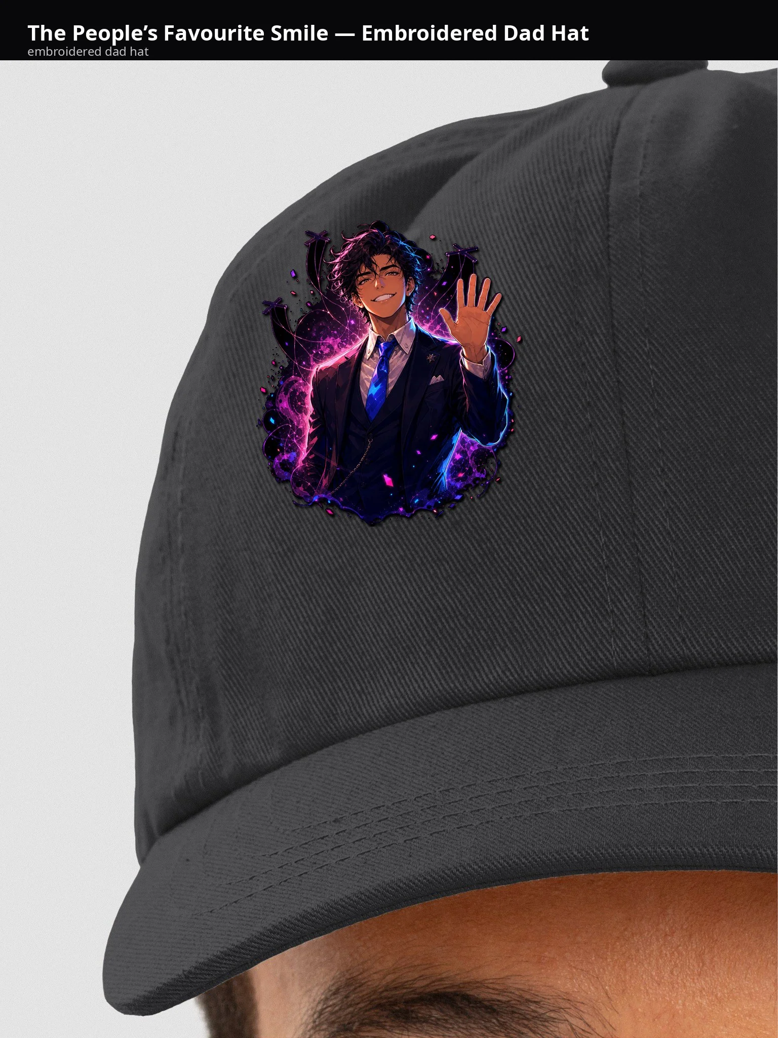 The People’s Favourite Smile — Embroidered Dad Hat - jdvSQQ