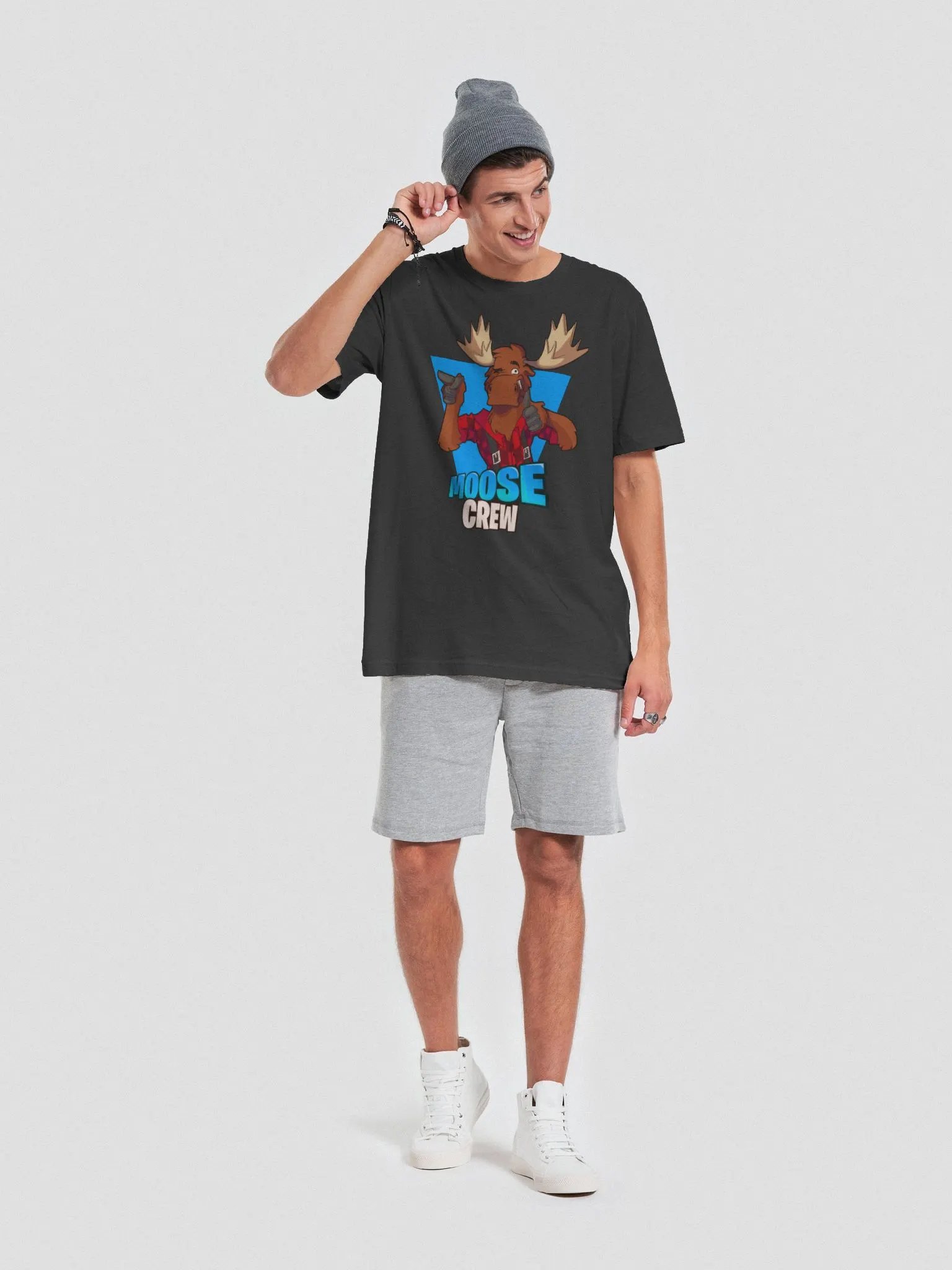 Moose Crew T-Shirt - Blue product image (32)