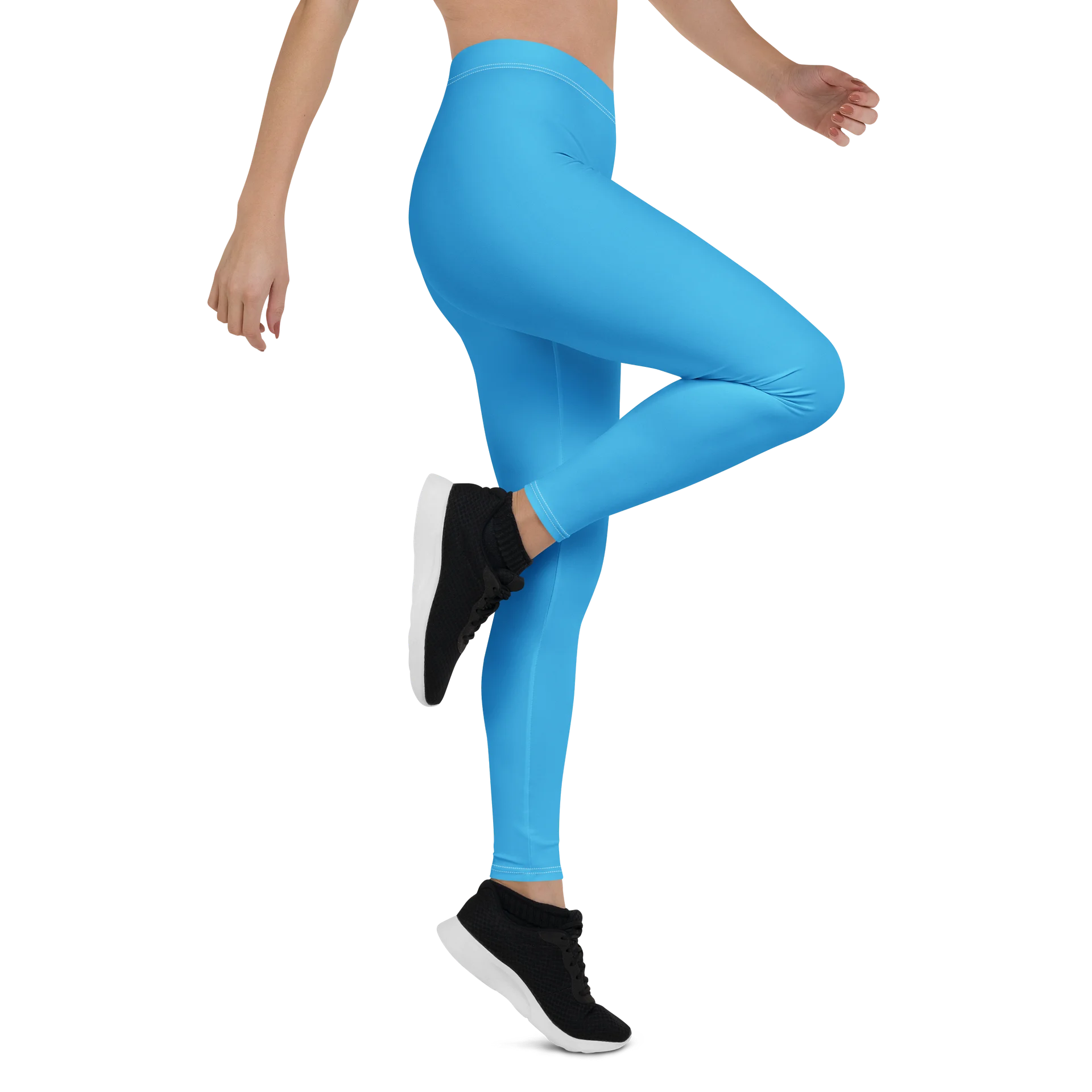 His House Womens Performance Leggings - Sky blue product image (7)