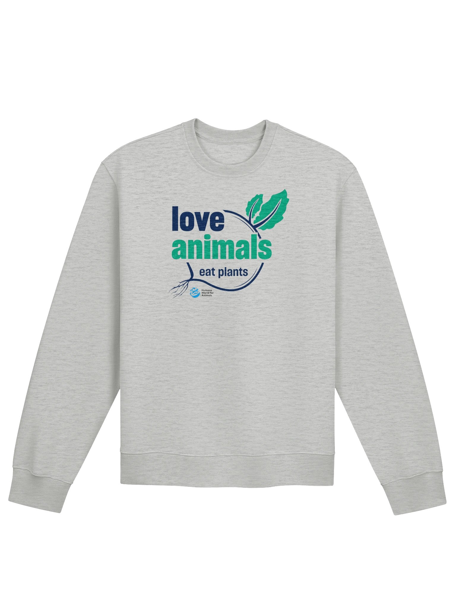 Love animals, eat plants - Sweatshirt product image (1)