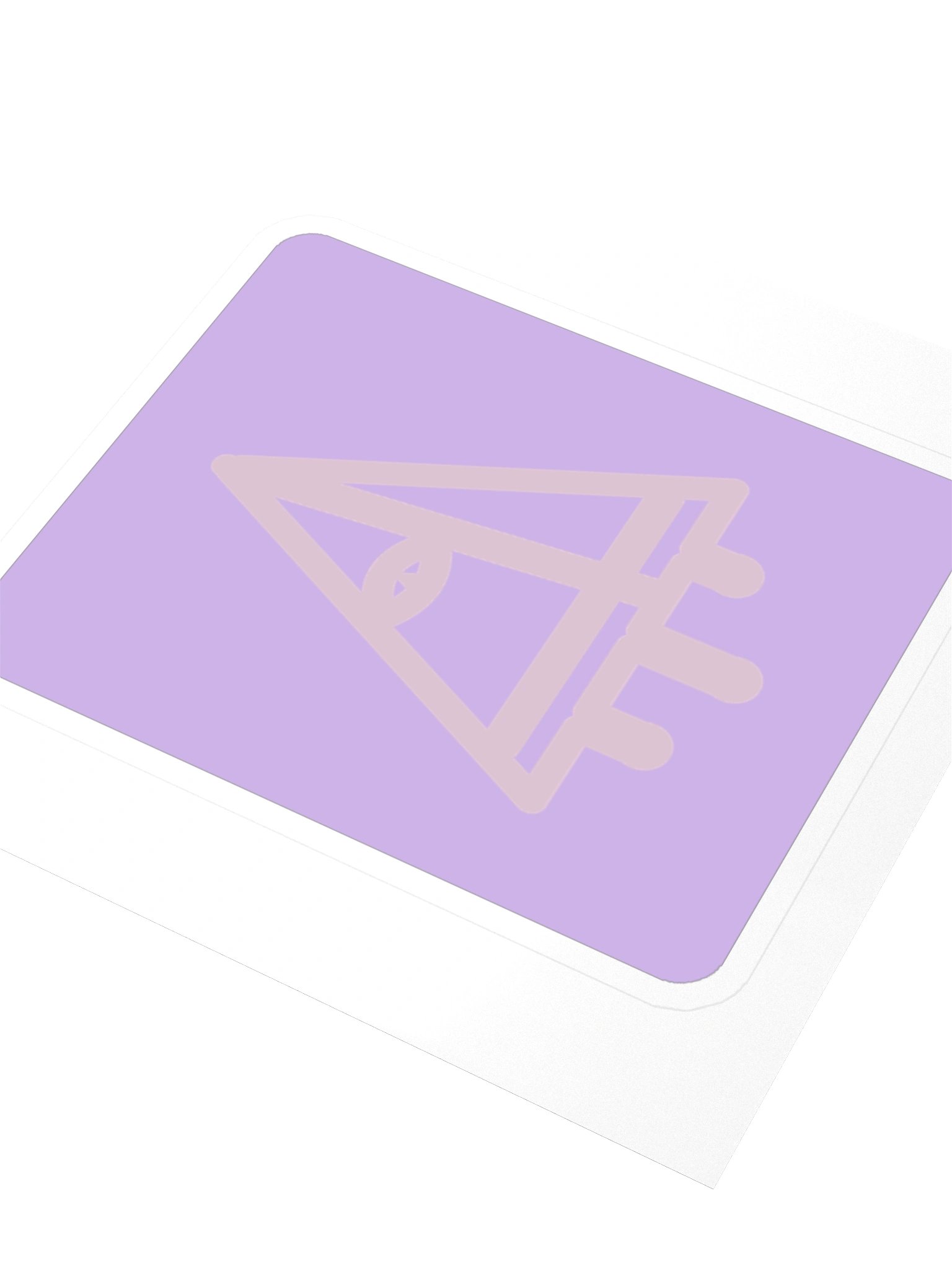 Dripping Triangle — Block Sticker product image (3)