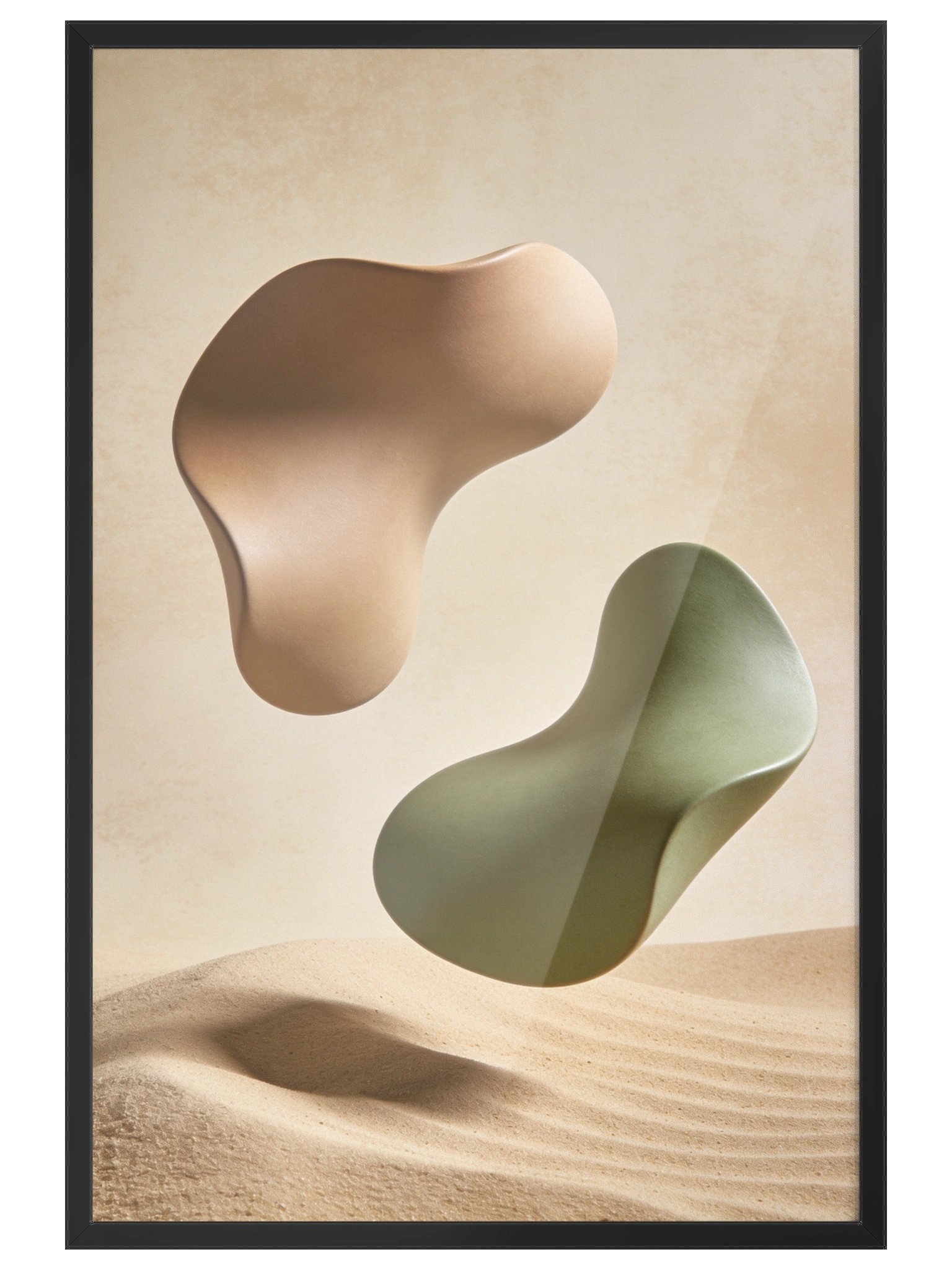 Desert Harmony: Abstract Earth Tones Wall Art-61×91 cm product image (10)