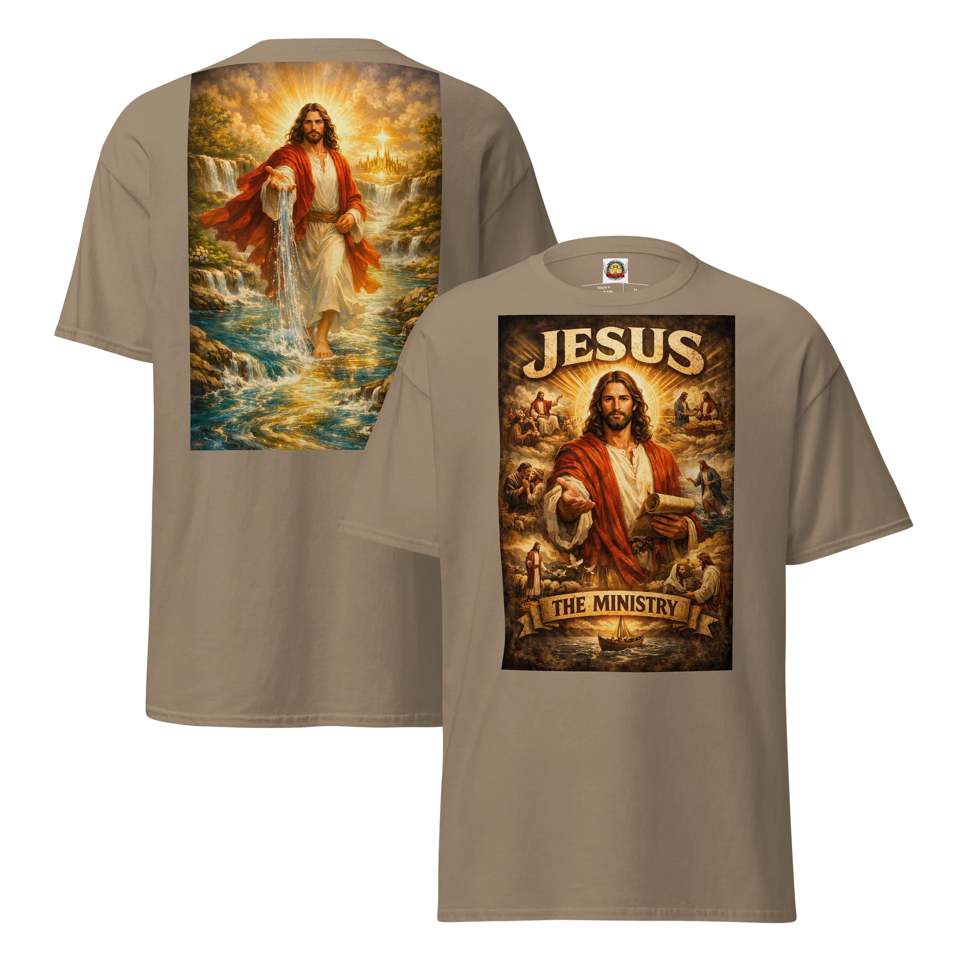 Jesus The Ministry Vintage Religious Tee product image (29)