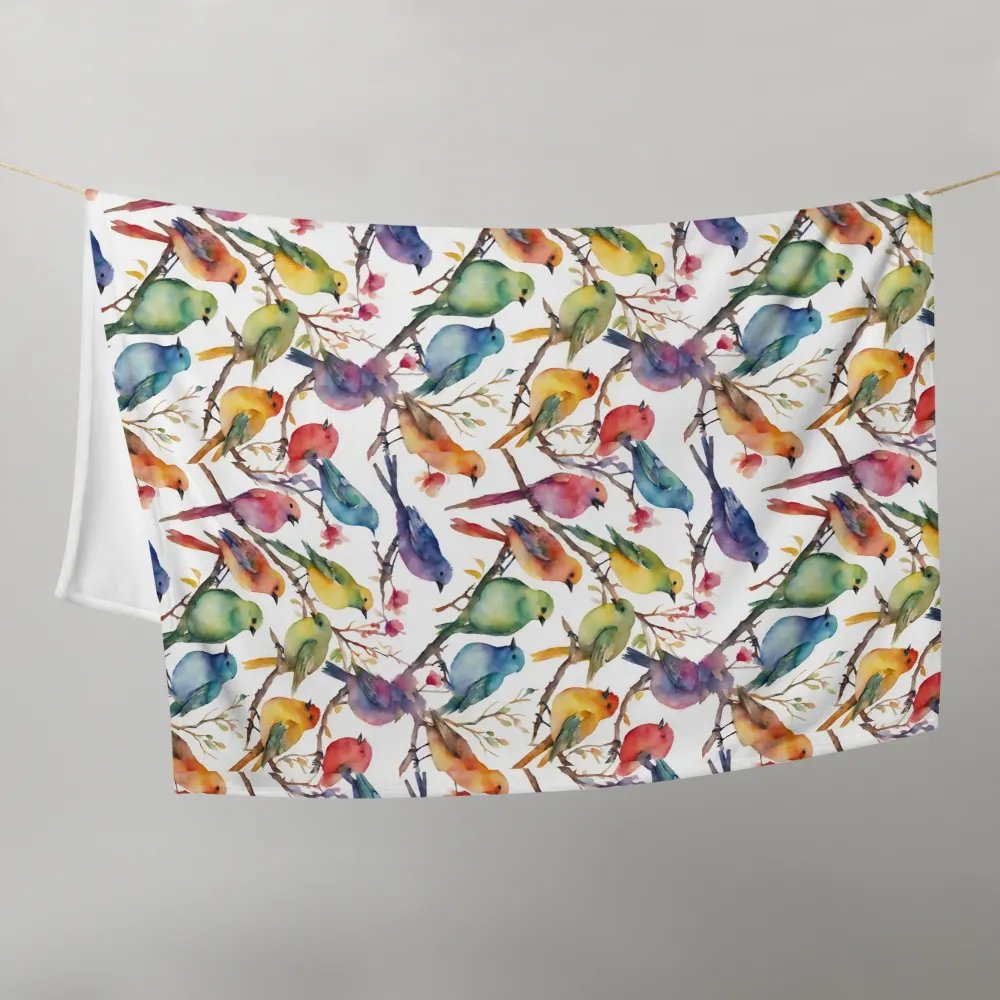 Multi Coloured Birds Blanket product image (10)