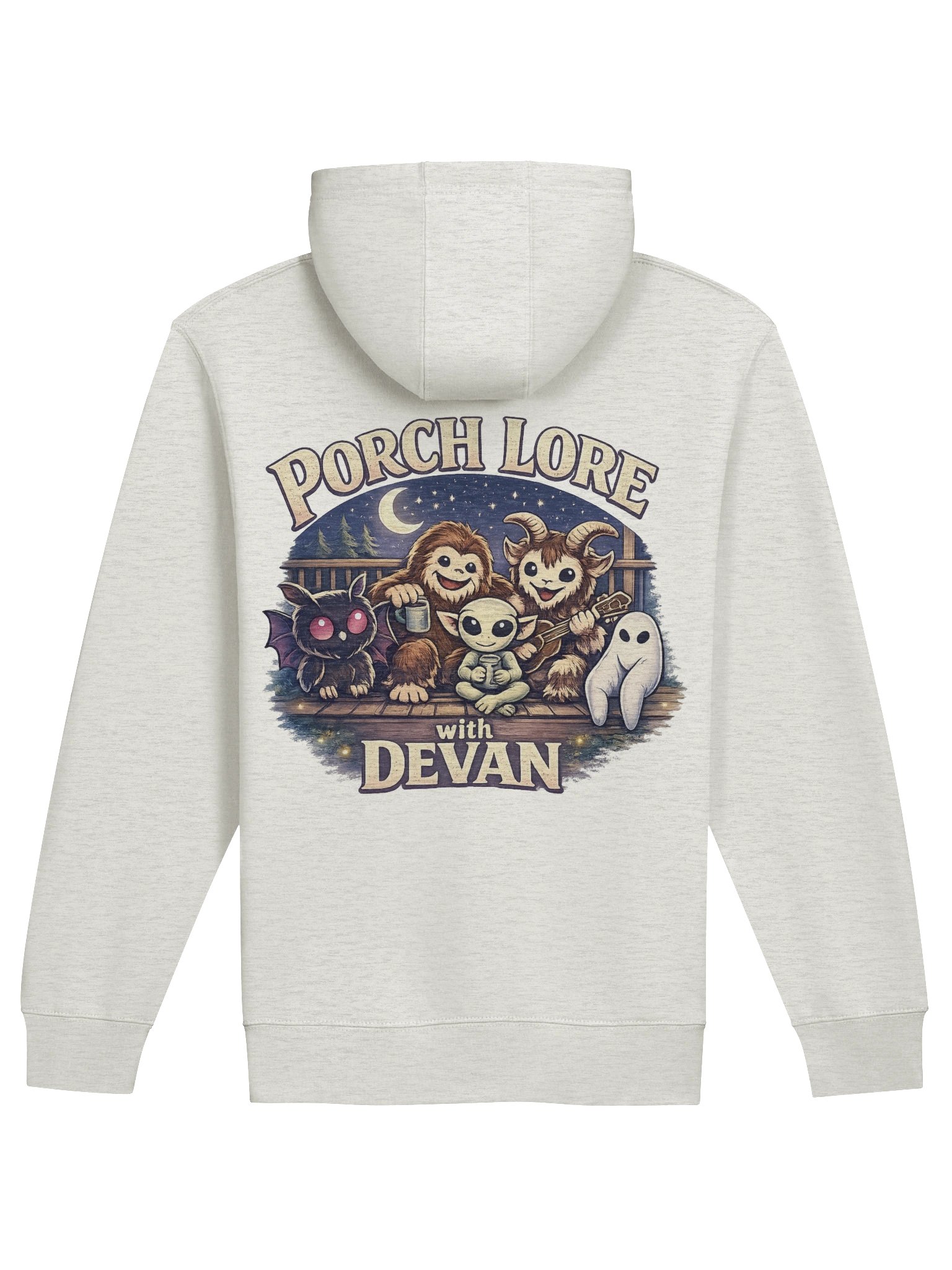 COZY CRYPTIDS ZIP UP HOODIE product image (1)