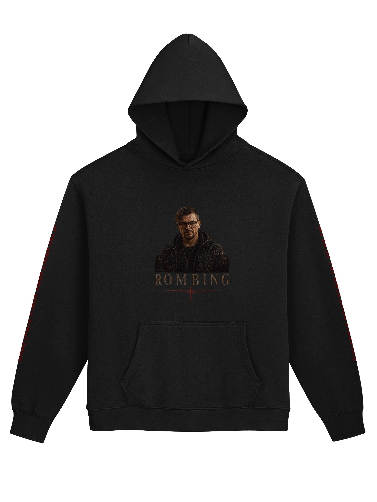 Rombing Dark Portrait Relaxed Hoodie product image (2)