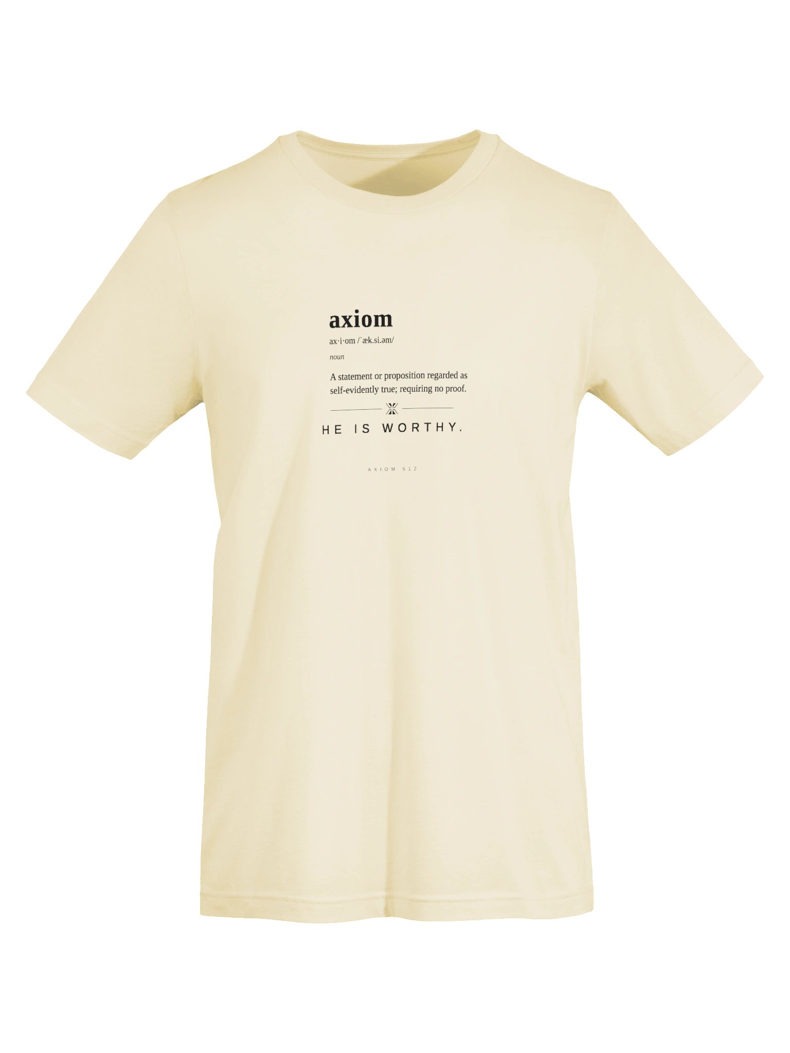 The Self-Evident Tee (Natural) product image (6)