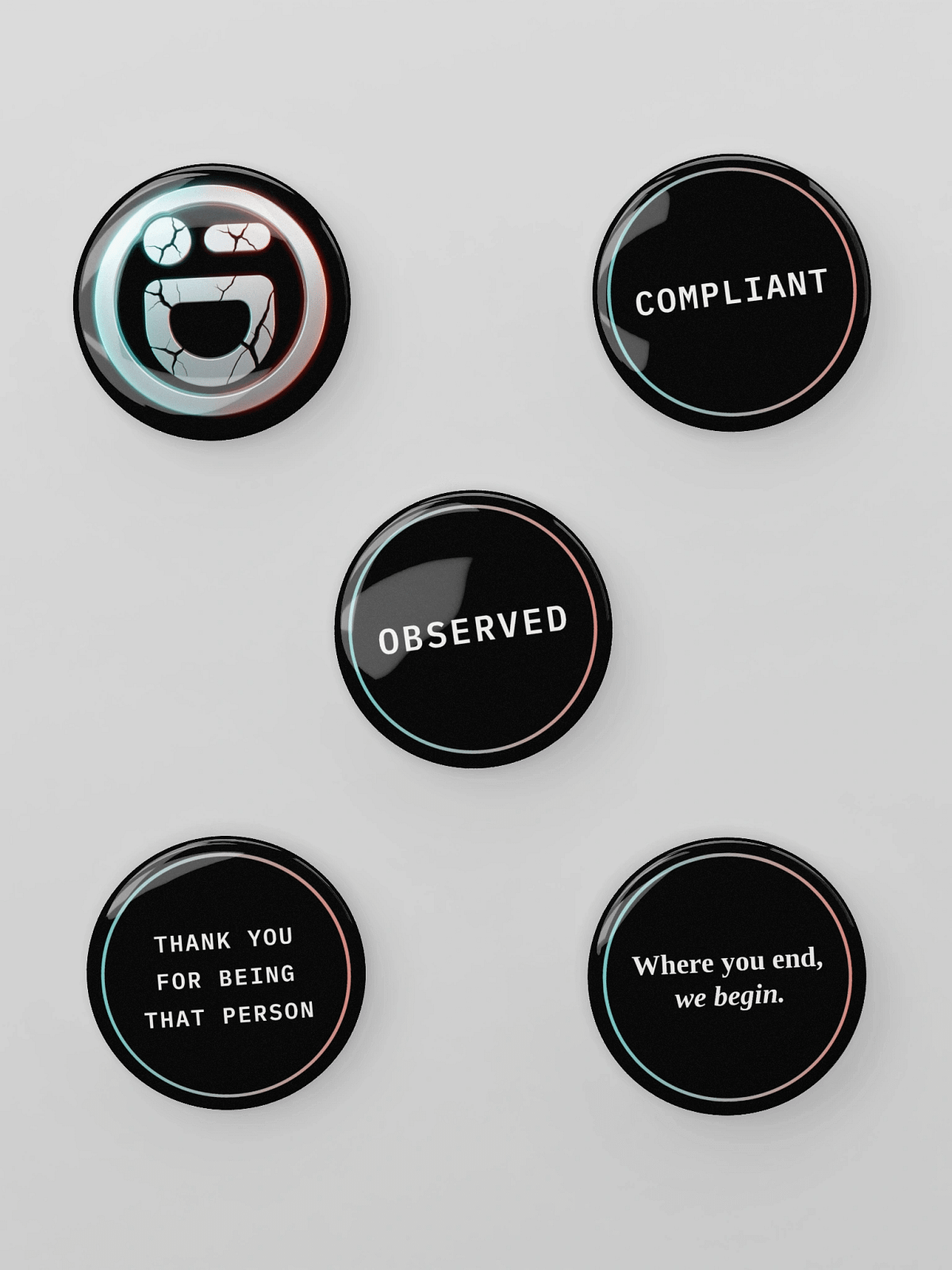 humAIn Compliance Pin Set