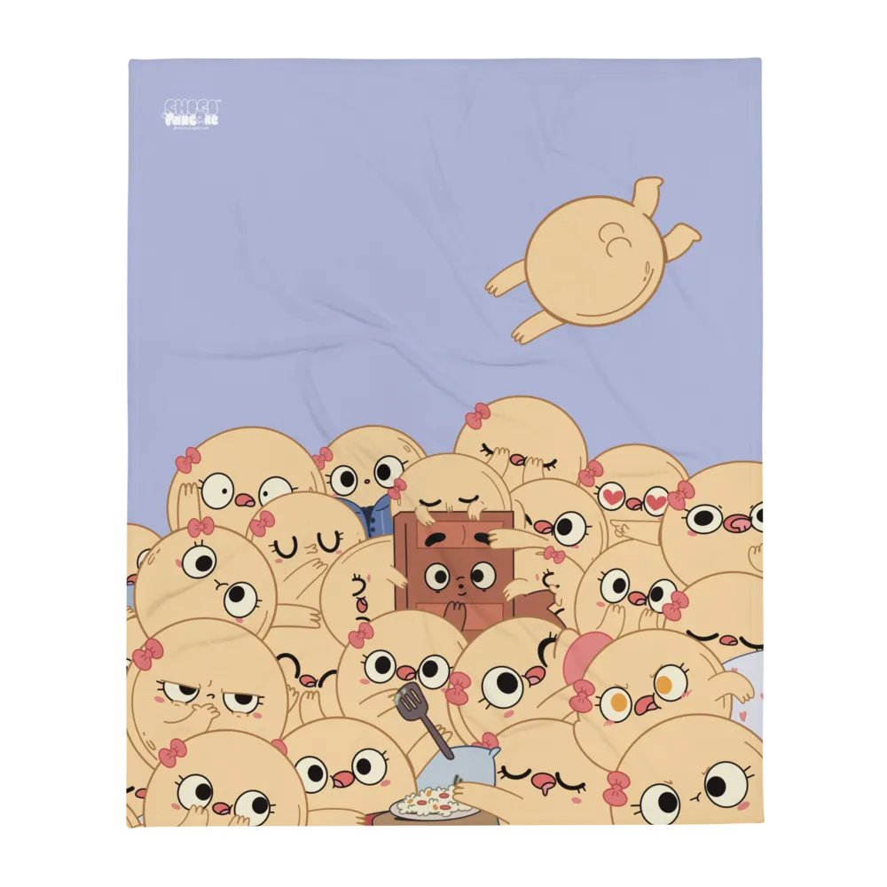 Pancake’s world Throw Blanket product image (4)