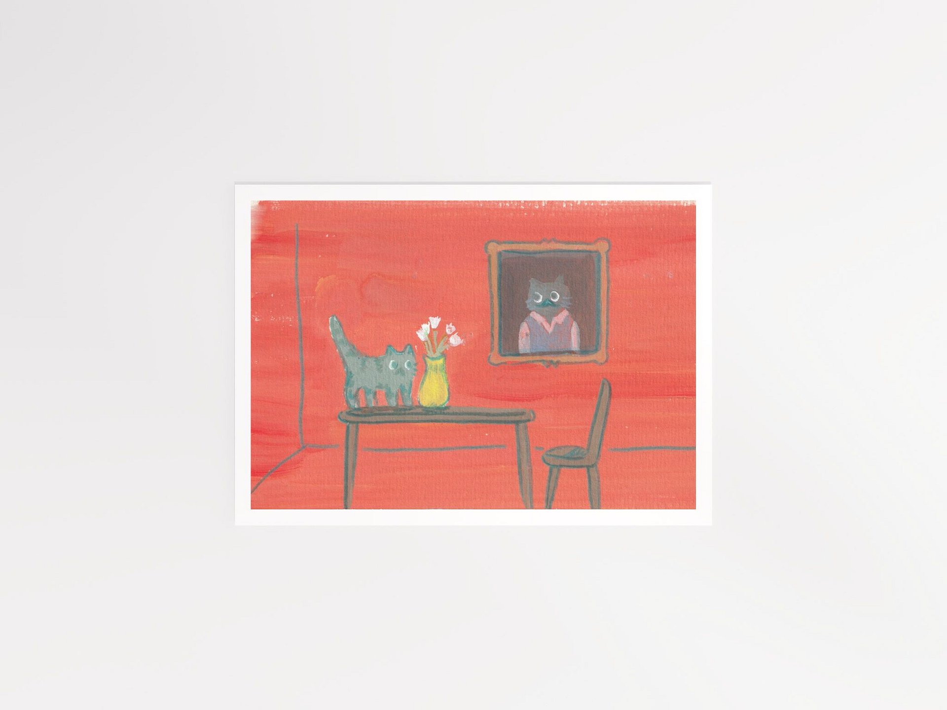 Tabby Cat Art Print product image (1)