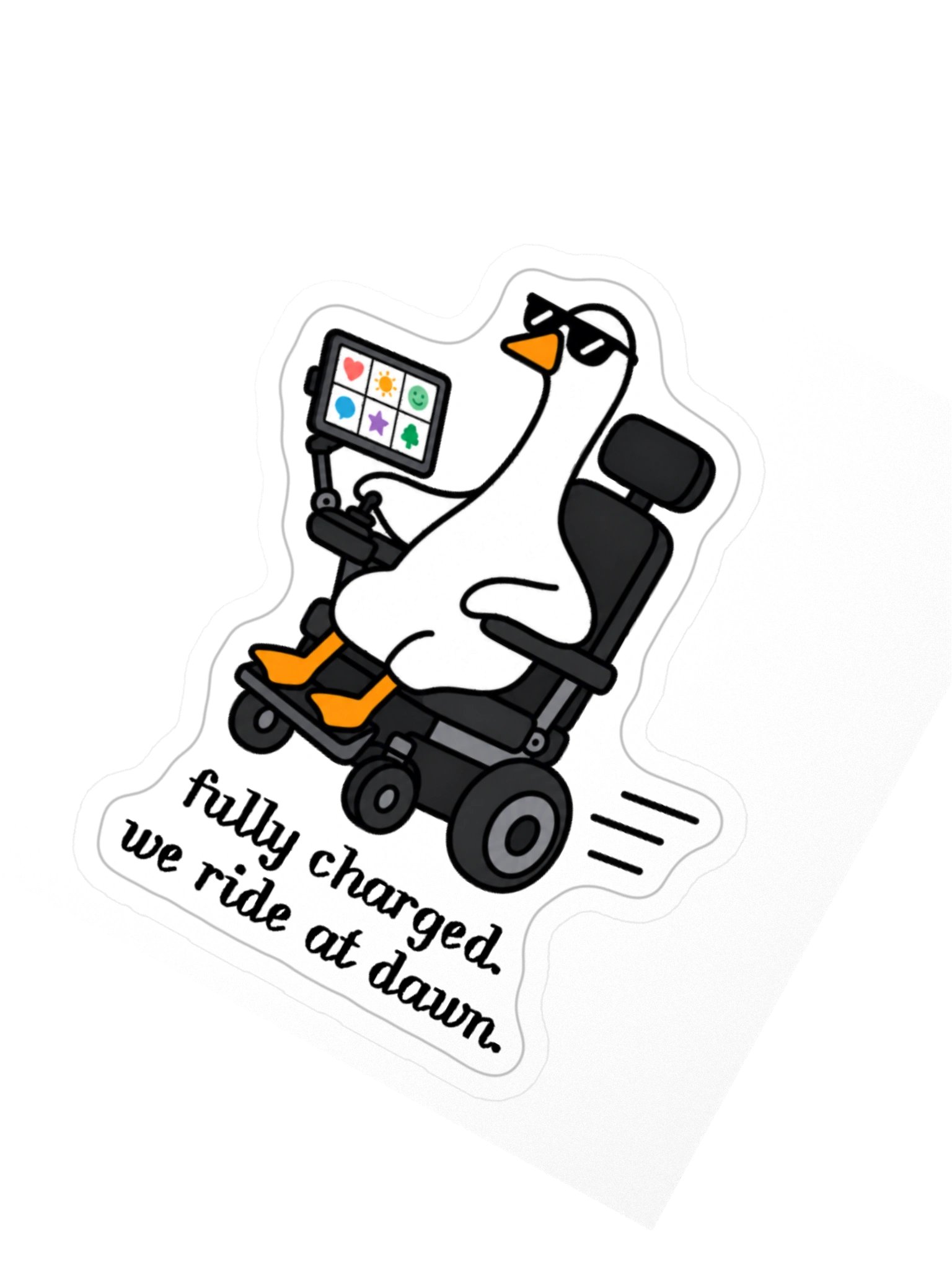 Fully Charged - Power Chair - Sticker product image (2)