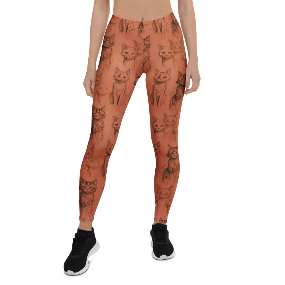 Sketchy Cat Leggings product image (1)