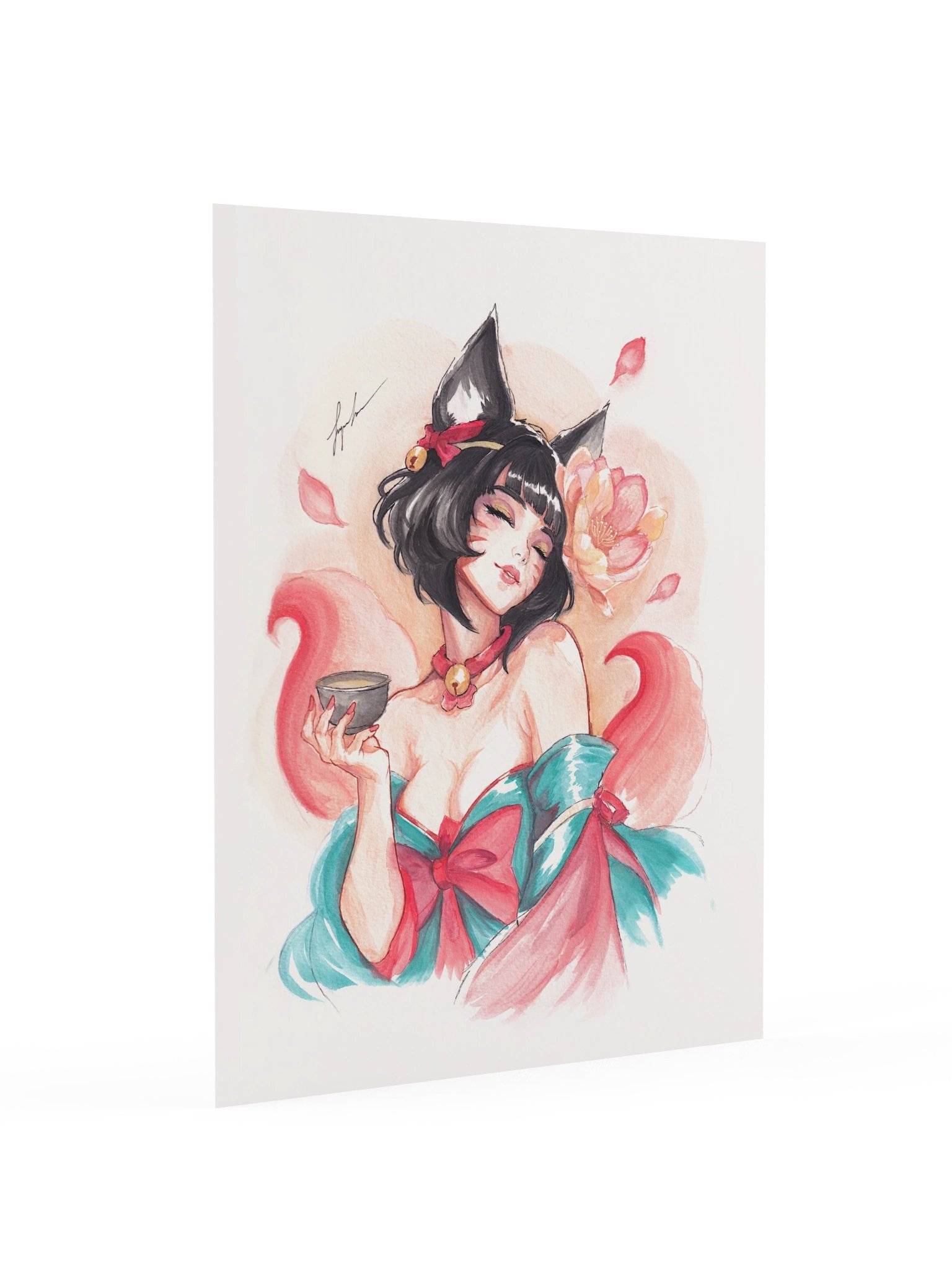 Spirit Blossom Ahri Art Print product image (2)