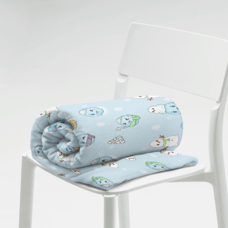 Snow Slime Throw Blanket product image (7)
