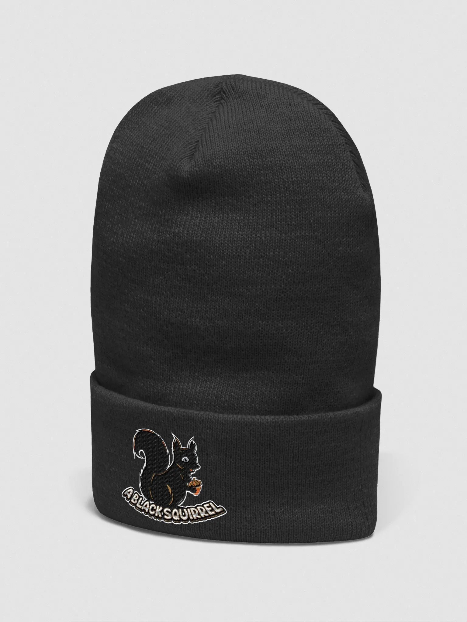 A Black Squirrel Logo Beanie product image (14)