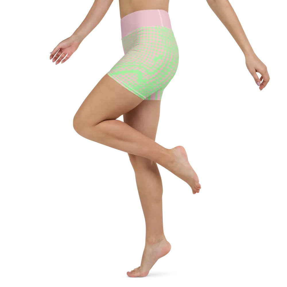 Neon Breeze High-Waisted Surf Shorts product image (3)