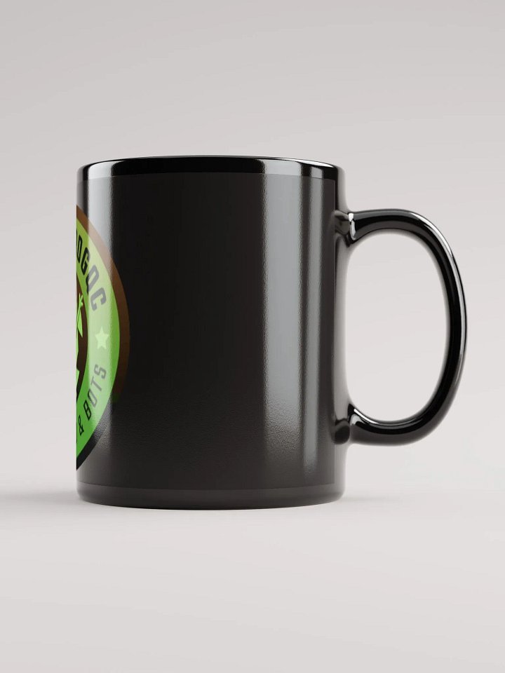 Smiling Frog Black Glossy Mug product image (1)