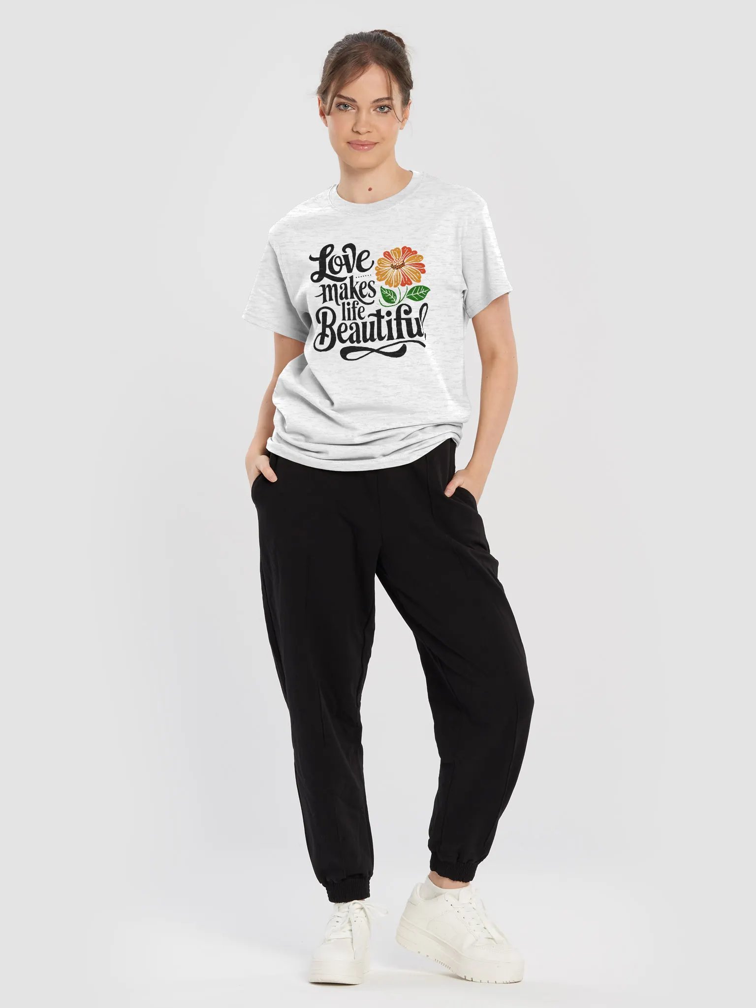 Beautiful Love Floral Tee product image (11)