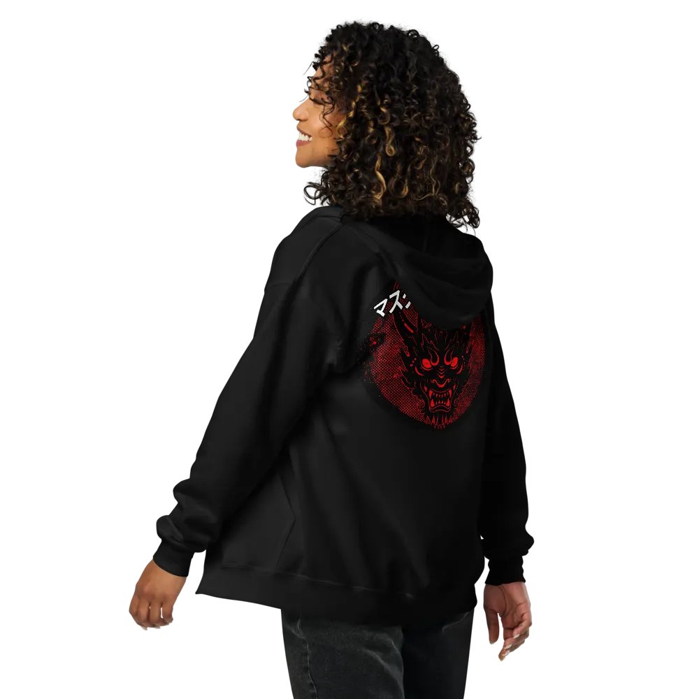 Midnight Oni Blend Zip Hoodie product image (10)