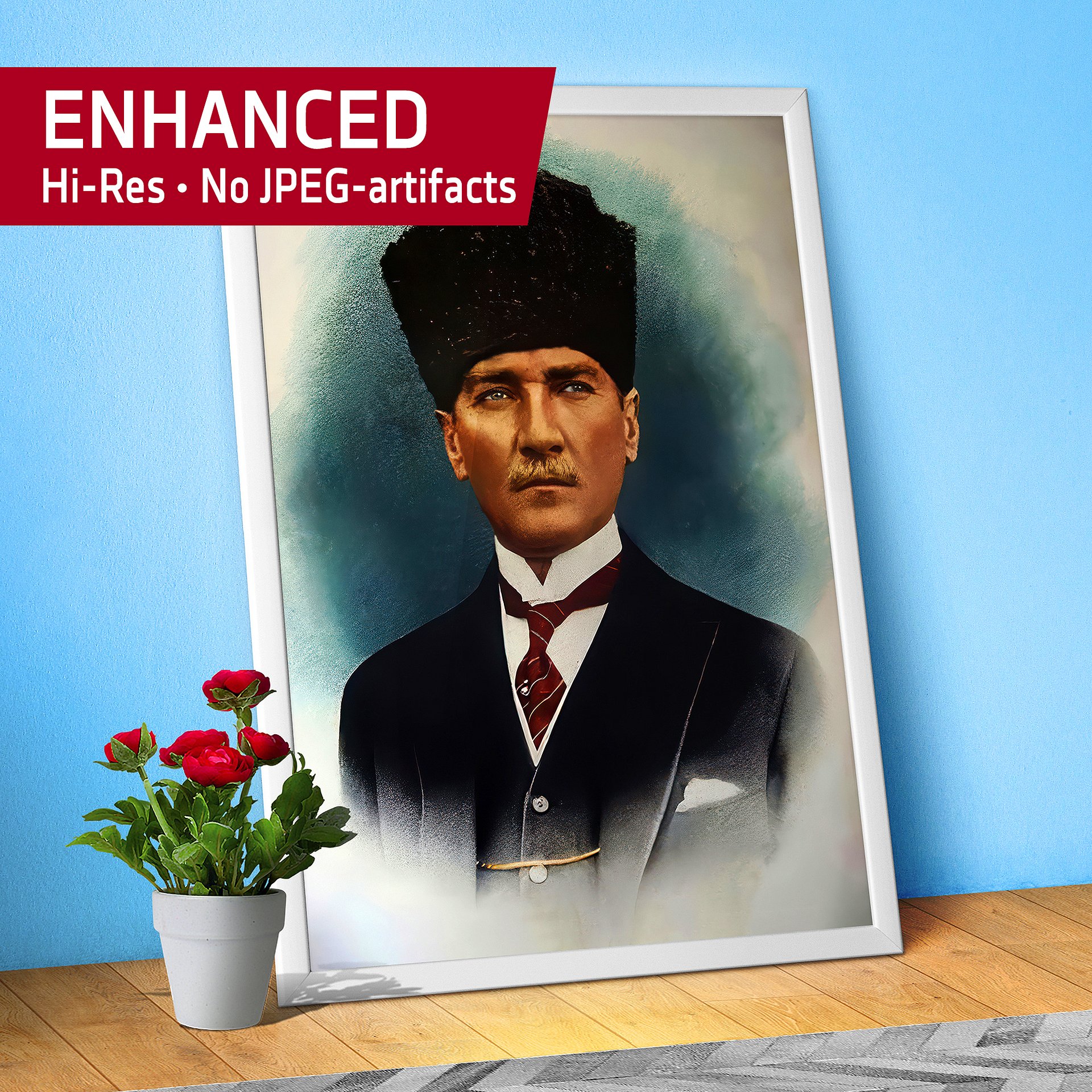 Mustafa Kemal Atatürk photo poster, 1920s — Turkey poster product image (1)