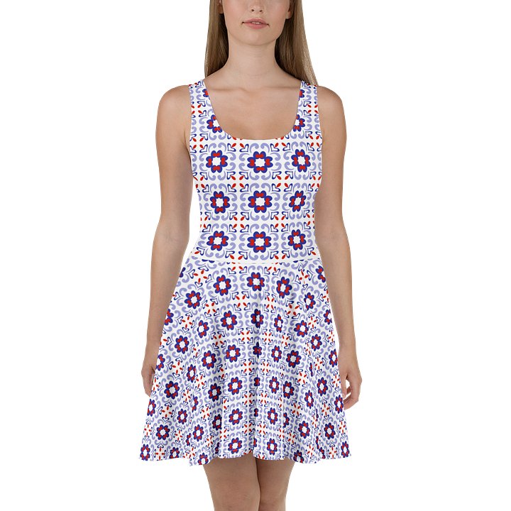Andalusian Tile Floral Dress product image (1)