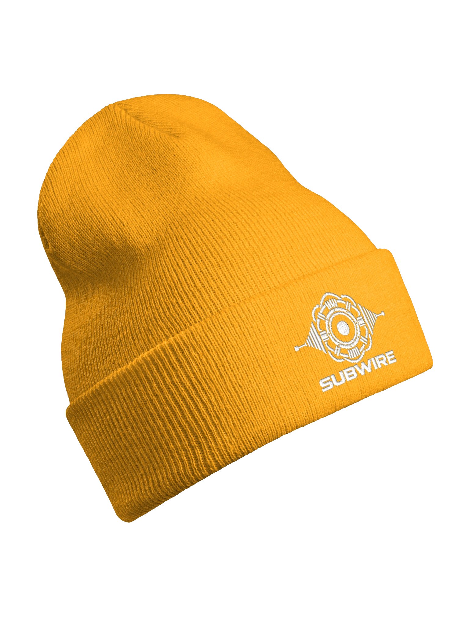 SUBWIRE White Logo Beanie product image (38)
