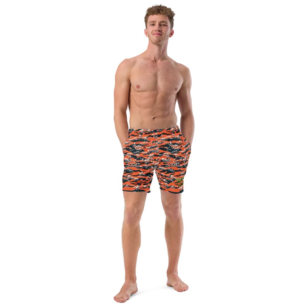 Tiger Camo Swim Trunks product image (10)