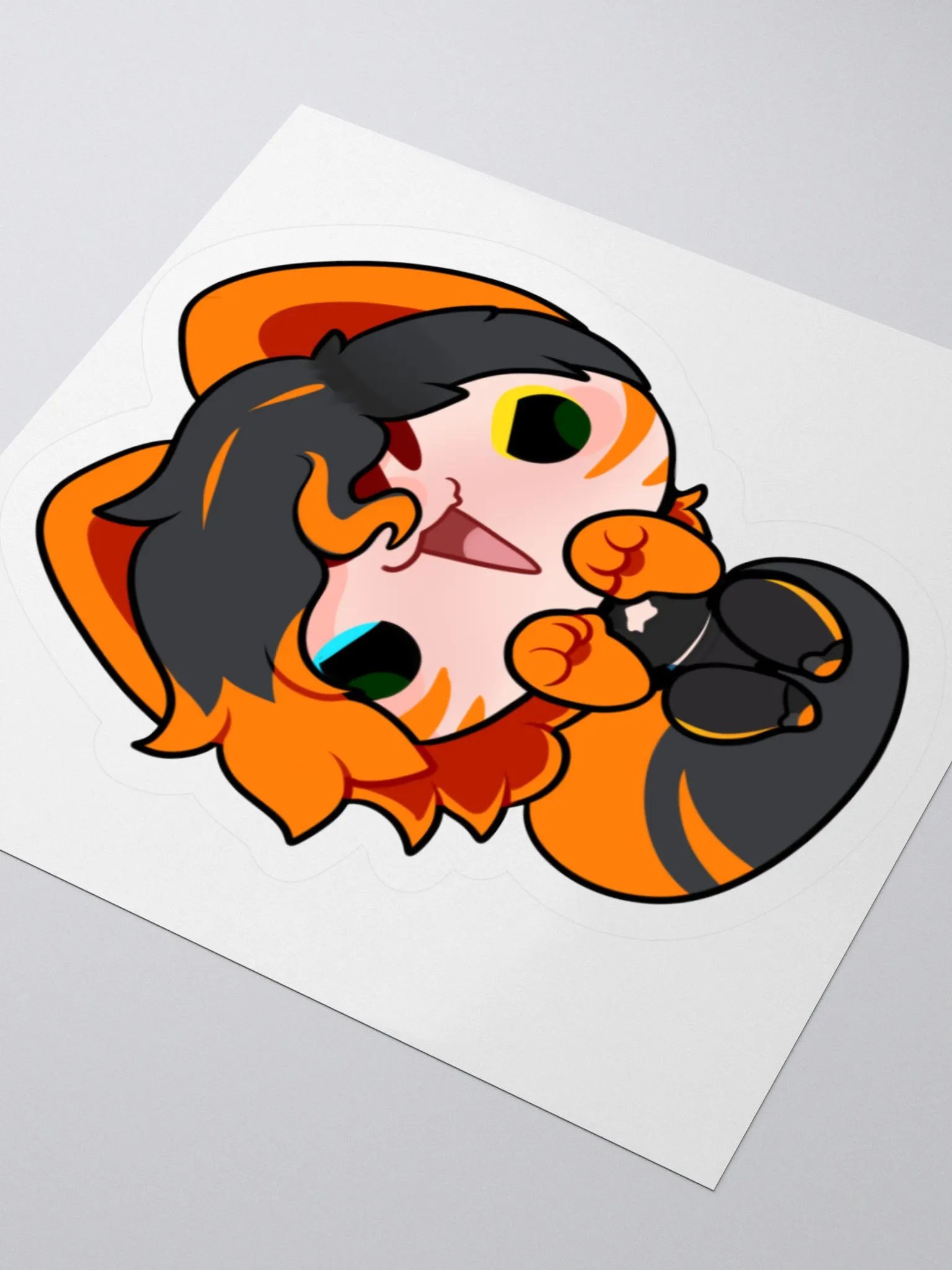 Mega - Orange Sticker product image (3)