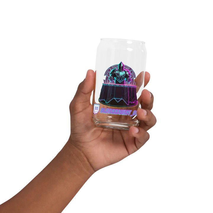 Blackknight_513 Can Shaped Glass Cup w/optional Lid & straw. product image (32)