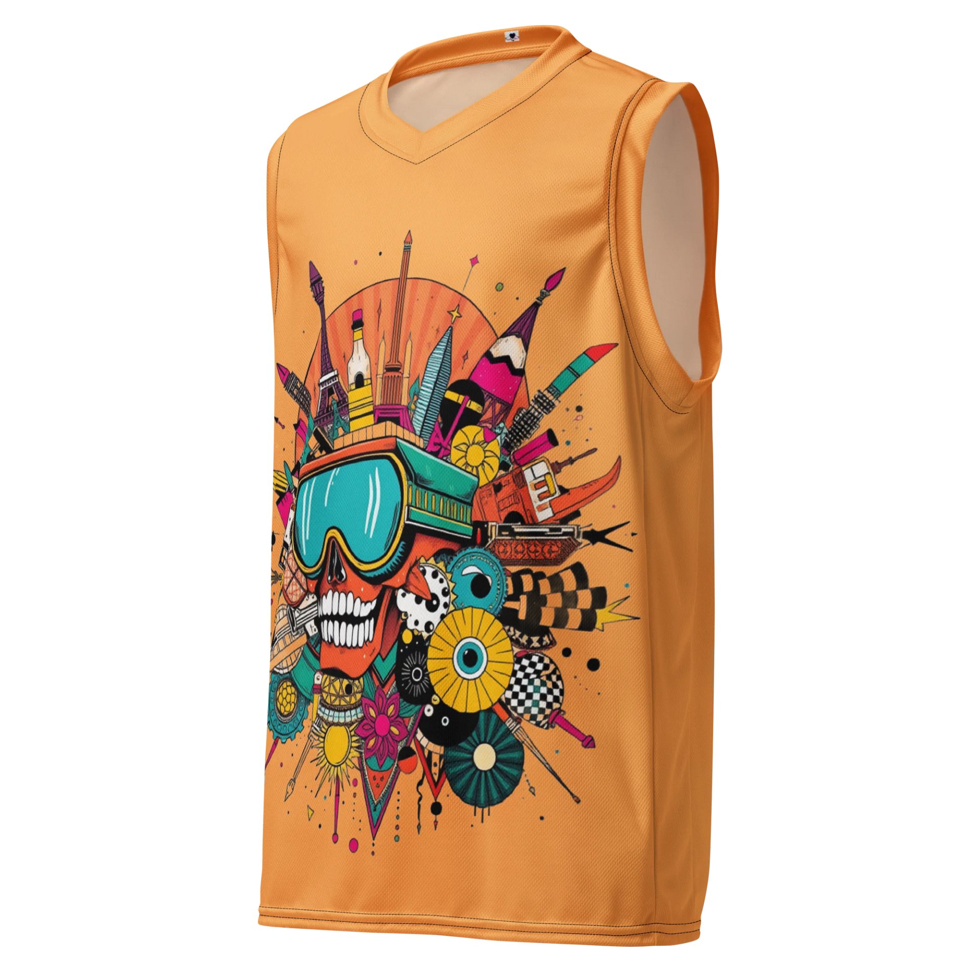 Eclectic Skull Dreams All-Over Print Jersey product image (1)