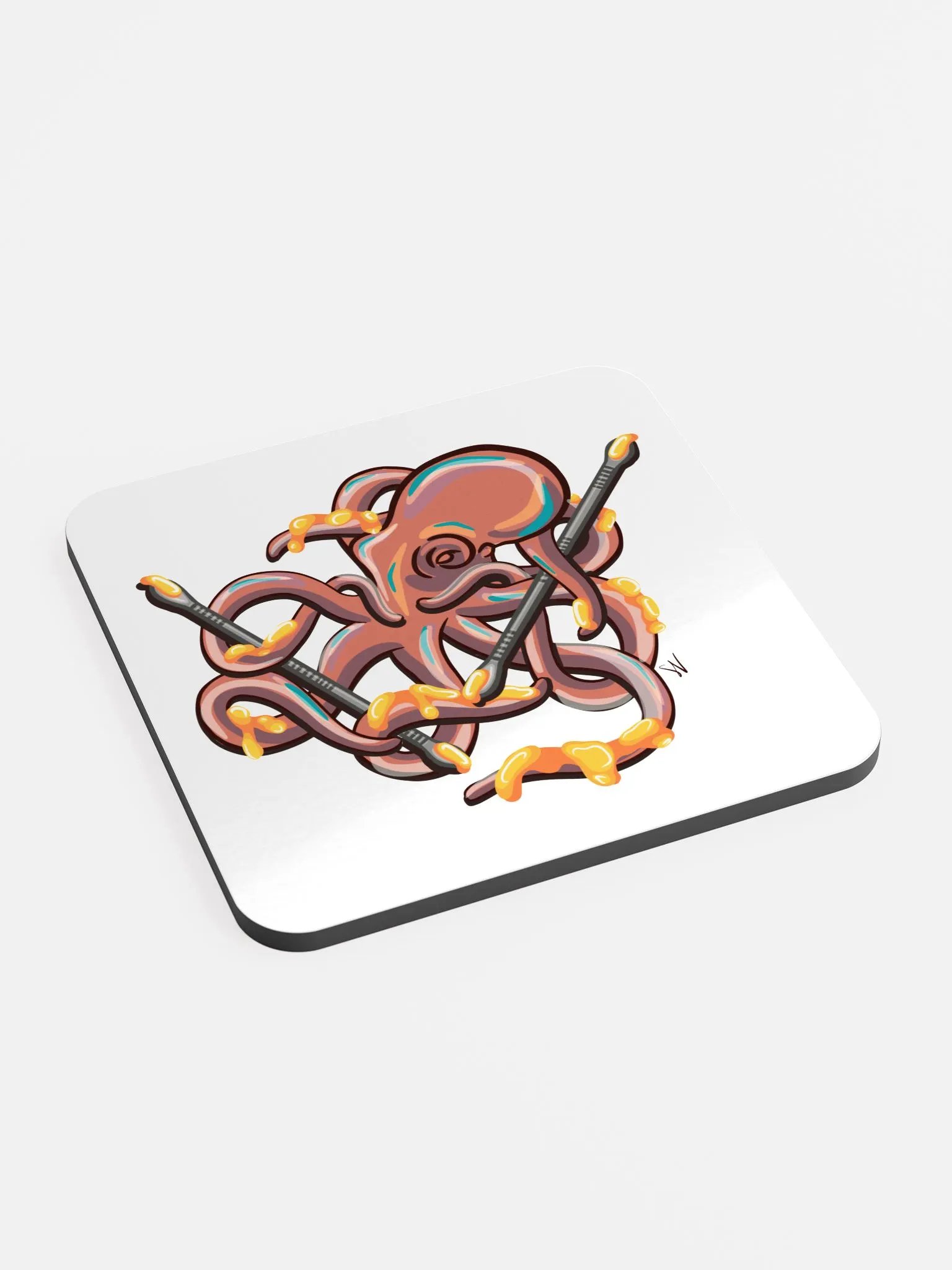 Dabbing Septopus Single Dab Coaster product image (2)