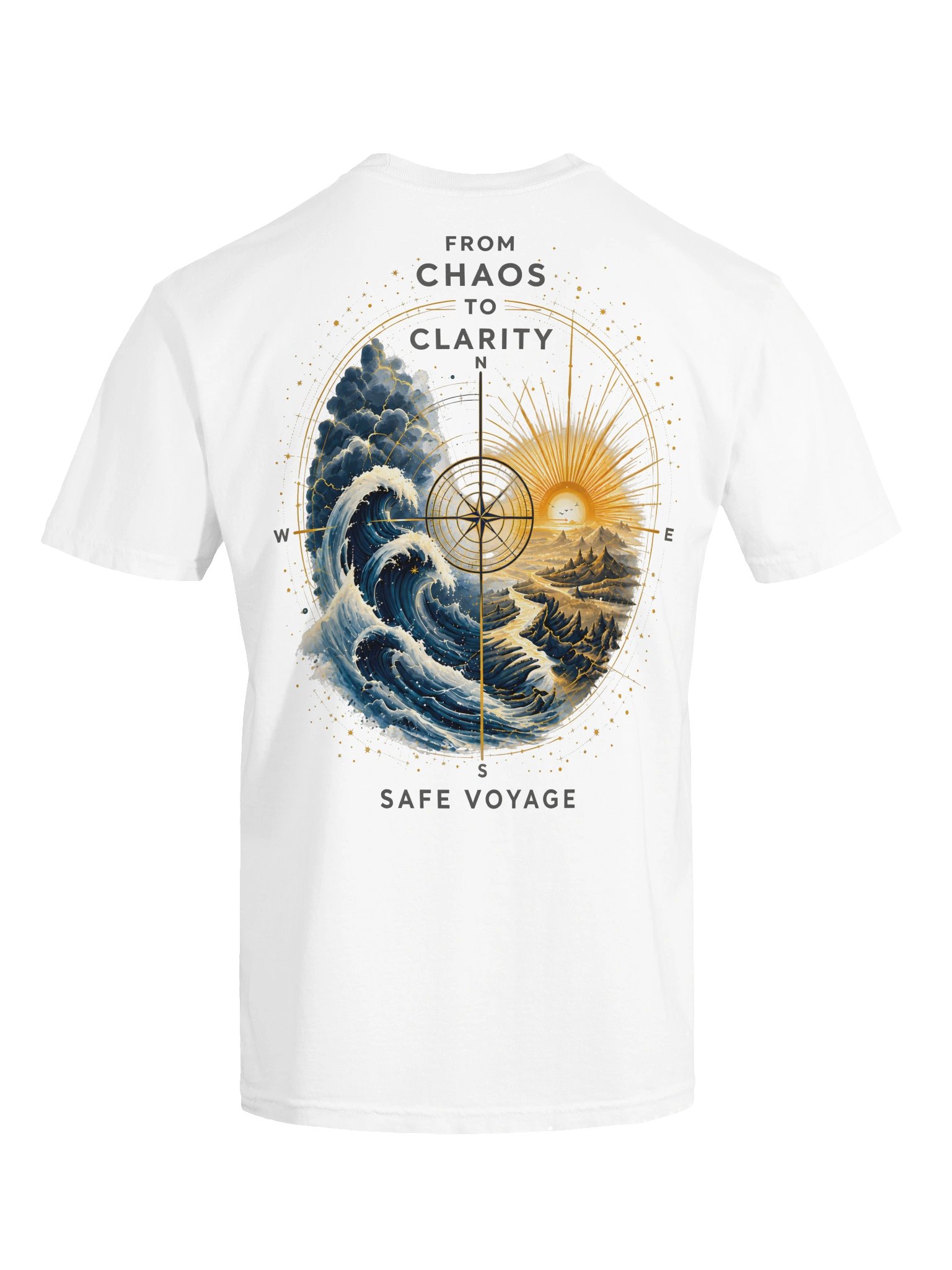Basic T-shirt, crew neck, back side artwork product image (11)