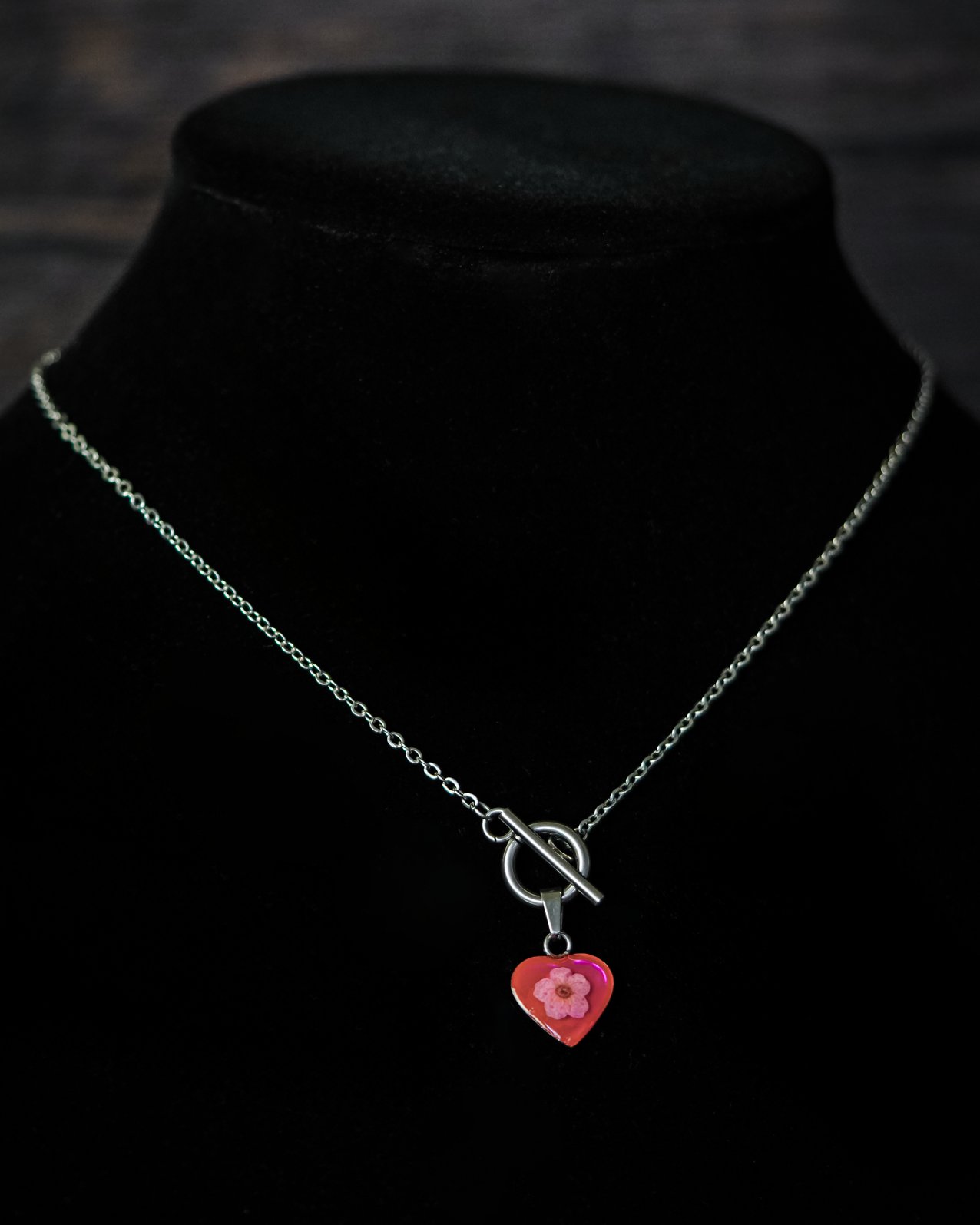 Pink Heart Necklace product image (2)