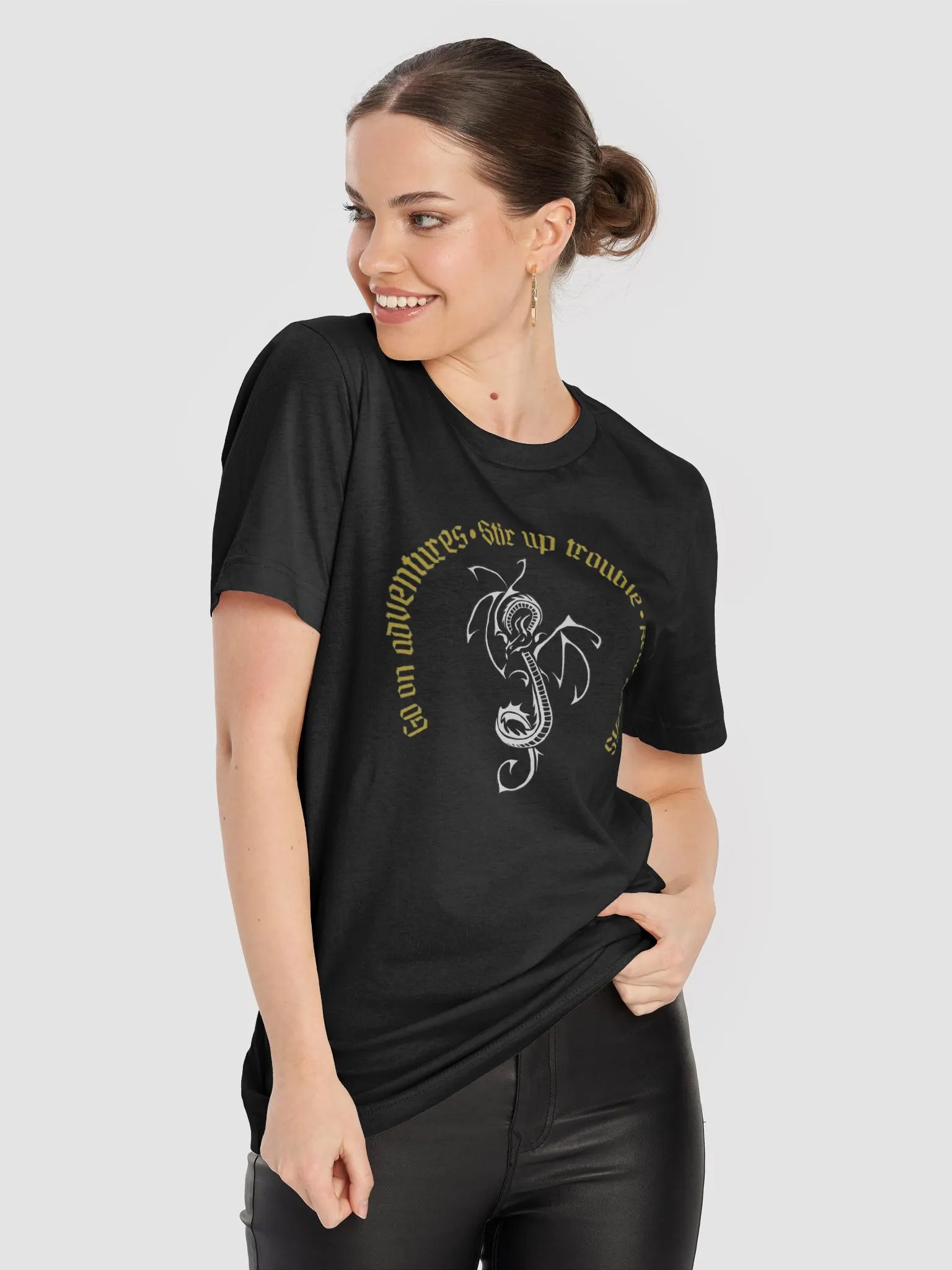 Slogan Tee Black product image (8)