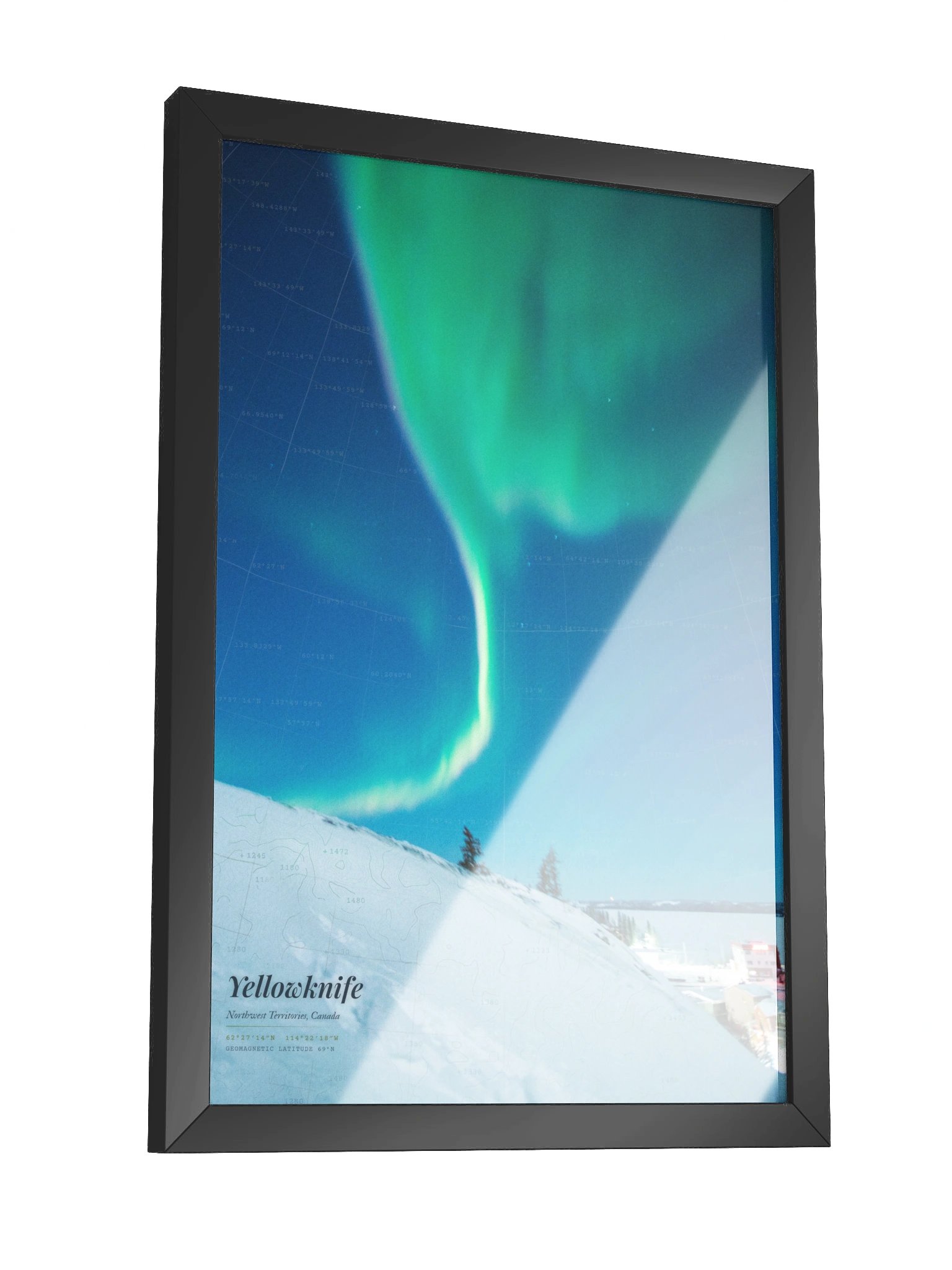 Yellowknife — Field Record 01 — Framed Art Print product image (3)