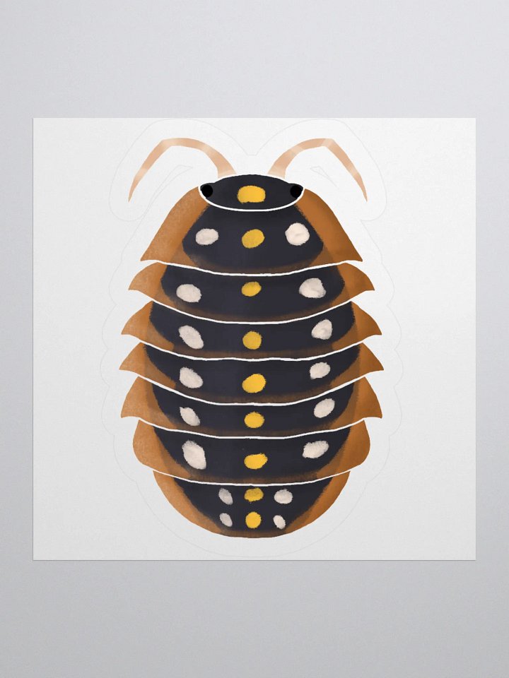 Clown Isopod Sticker product image (2)