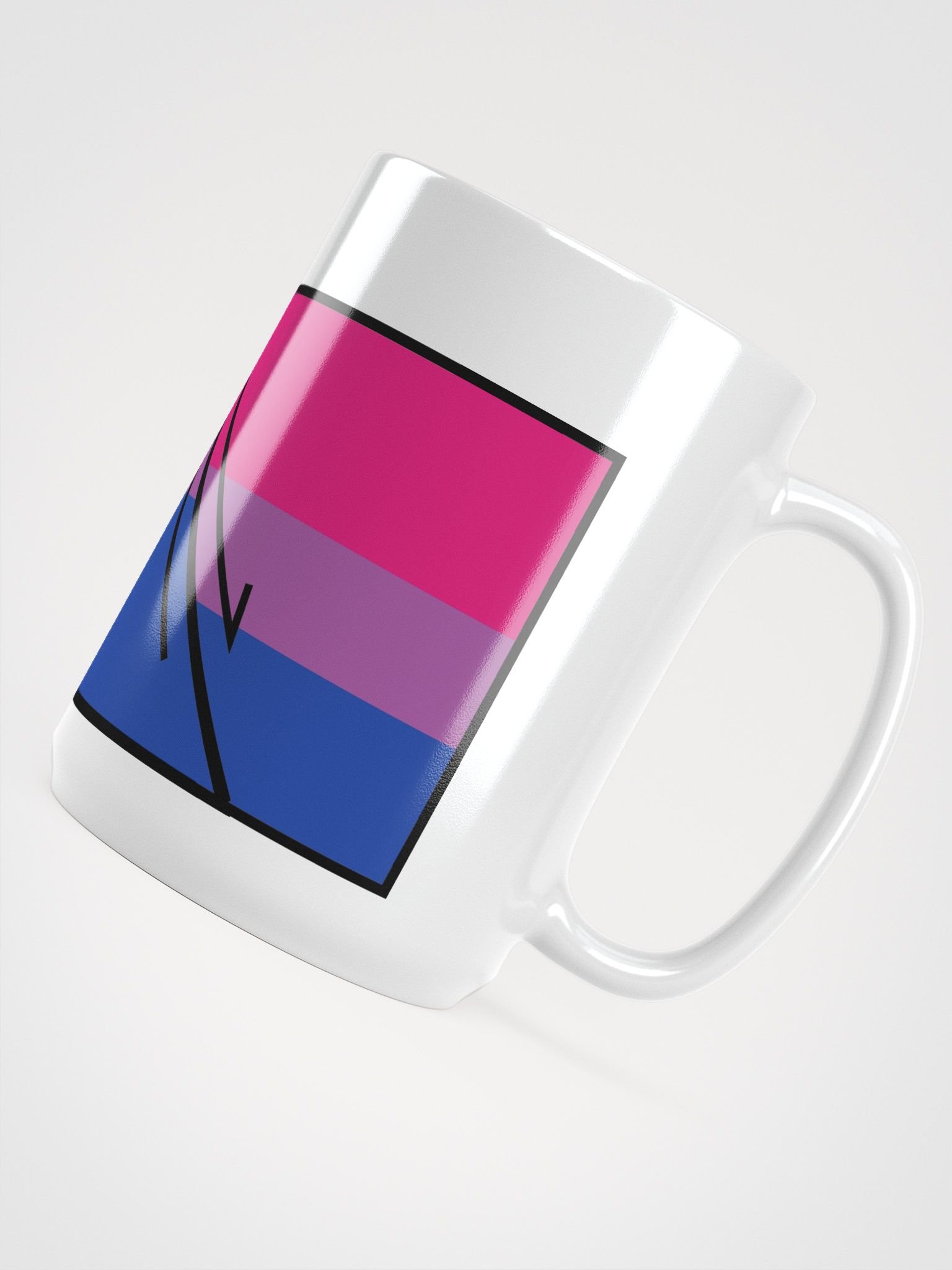 Faulted Pride Flags- Bi Mug product image (4)