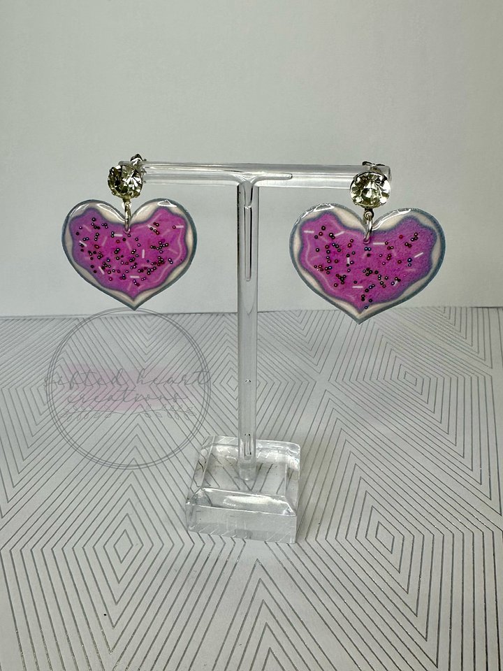Sugar Cookie Heart Earrings product image (1)
