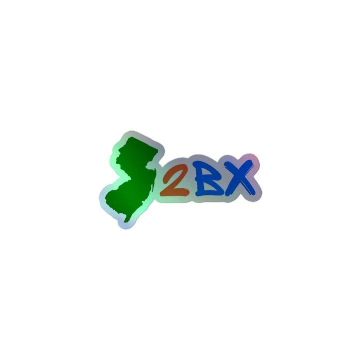 Jersey2Bronx Logo Holographic Sticker product image (1)