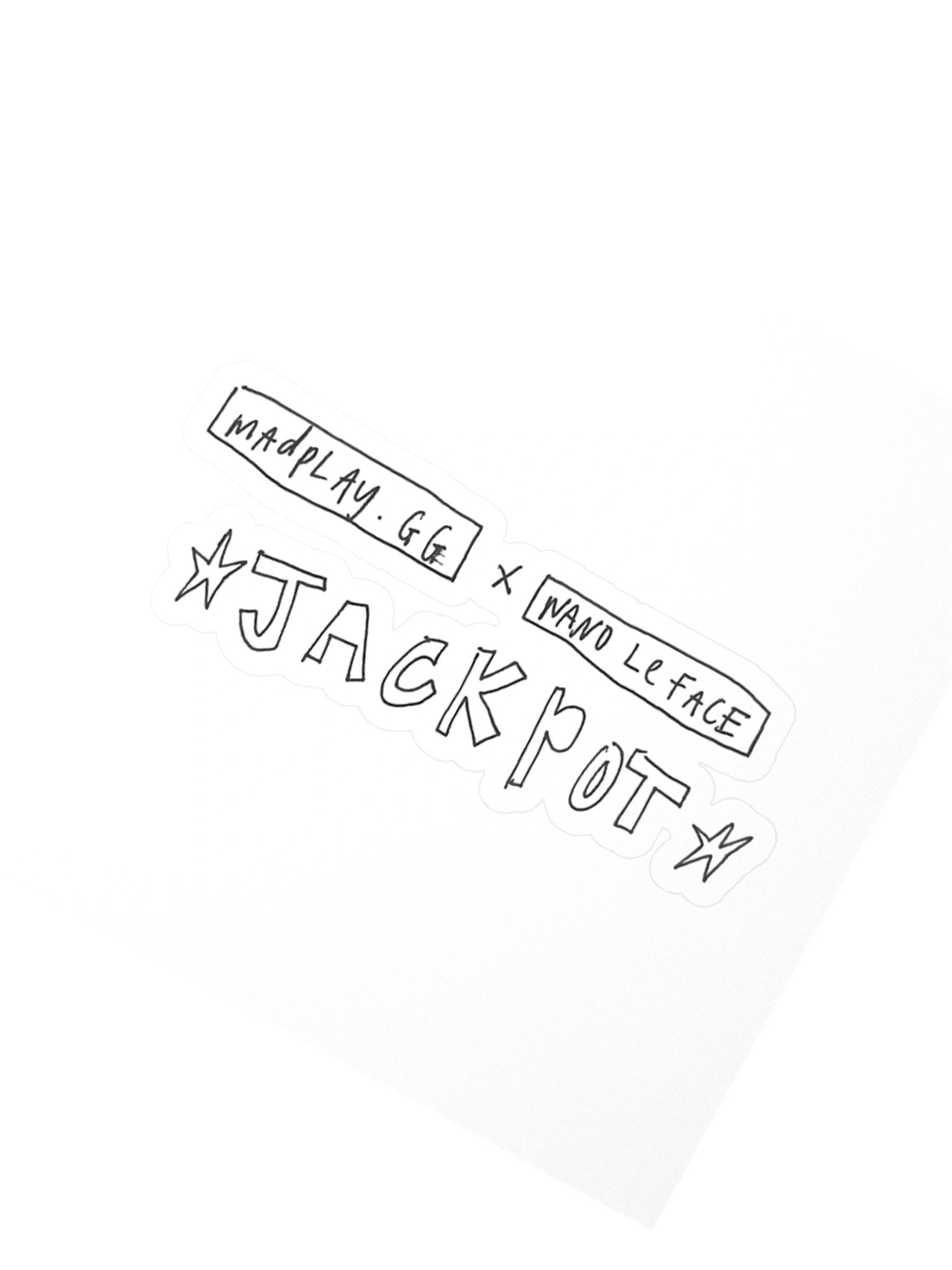 Nano Le Face x Madplay: Jackpot Sticker product image (8)