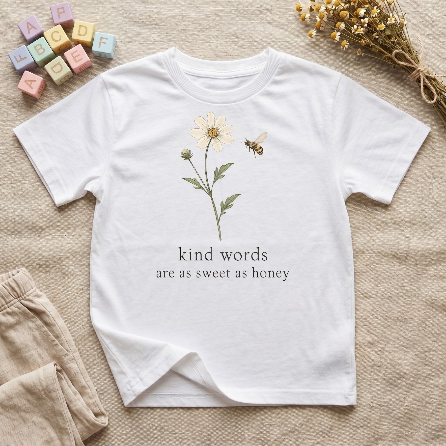 Kids: "Kind Words 3" Organic T-Shirt product image (1)