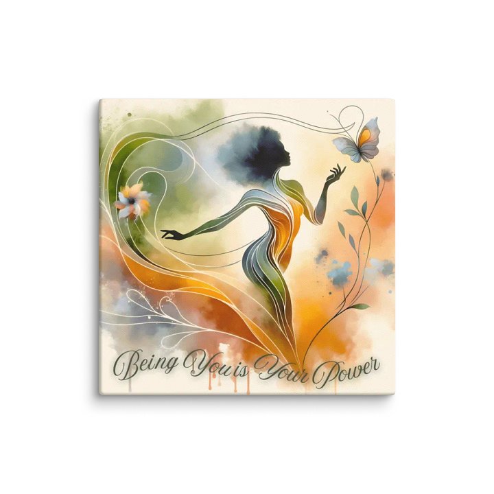 Being You is Your Power Aesthetic Abstract Art Canvas product image (2)