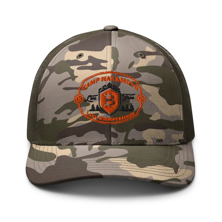 Camo Camp Trucker Hat product image (1)
