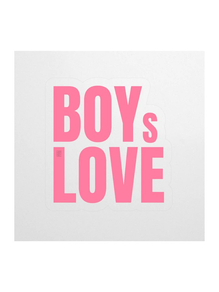 Bold ‘Boys Love’ Sticker – Perfect for BL Fans product image (3)
