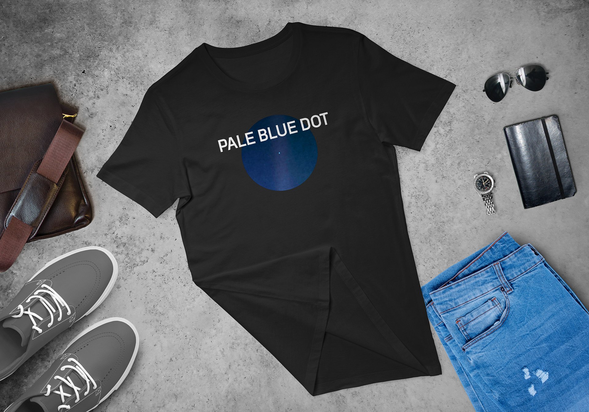Pale Blue Dot t-shirt, NASA Voyager 1 — Short-Sleeve Unisex T-Shirt, space t-shirt, space gift product image (4)