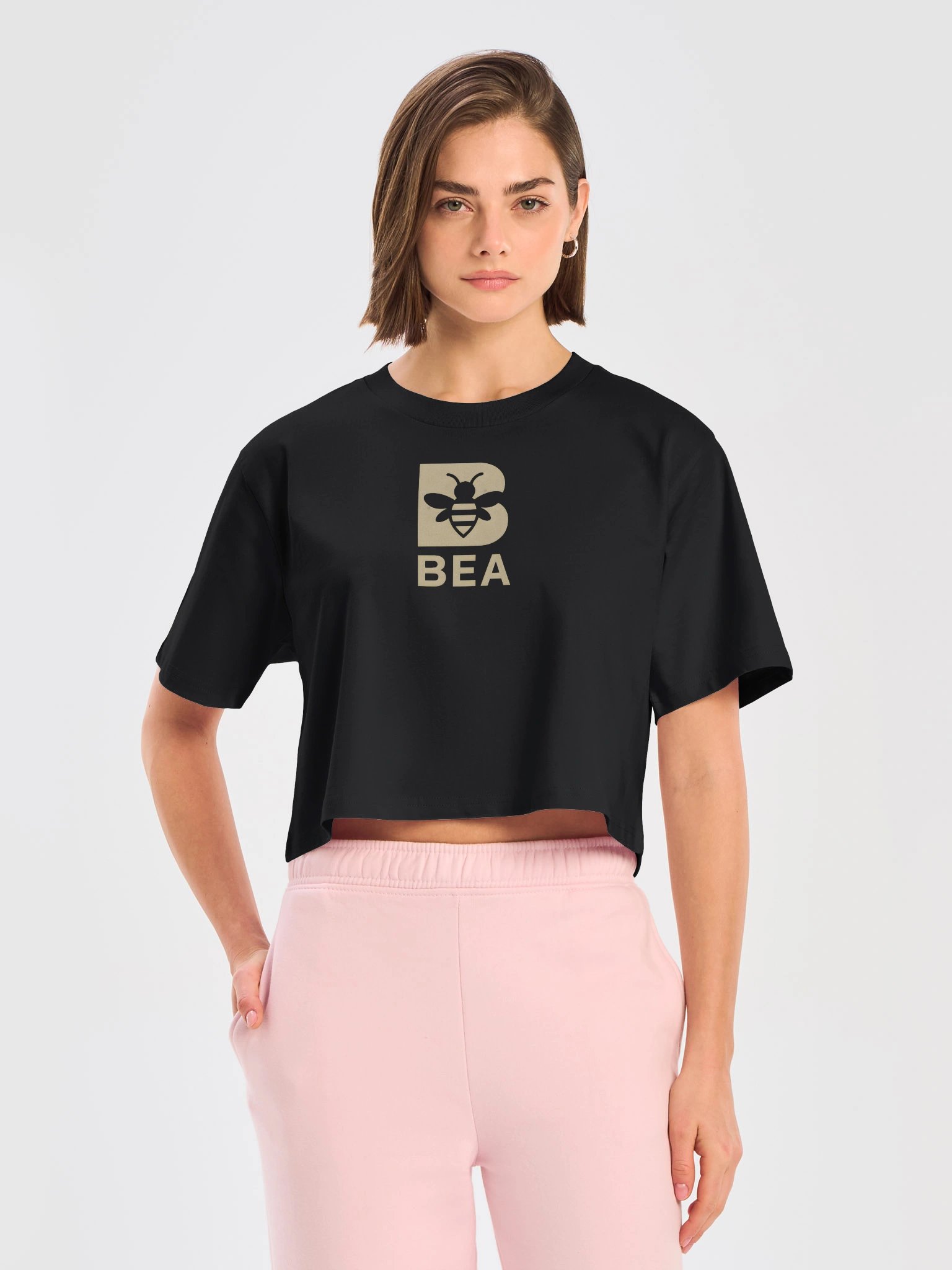 Bold Evolution Bee Logo Crop Tee product image (5)