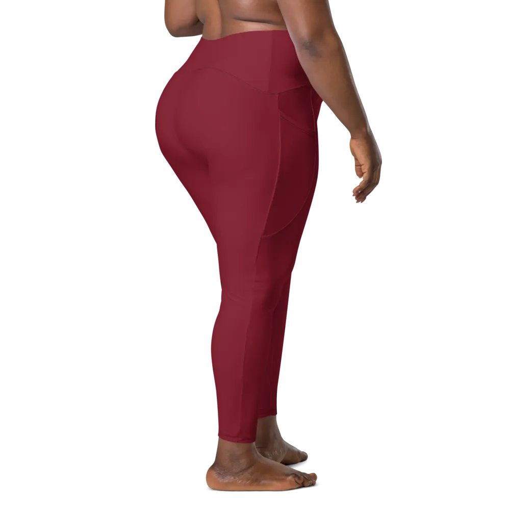 Burgundy Serenity Leggings product image (12)