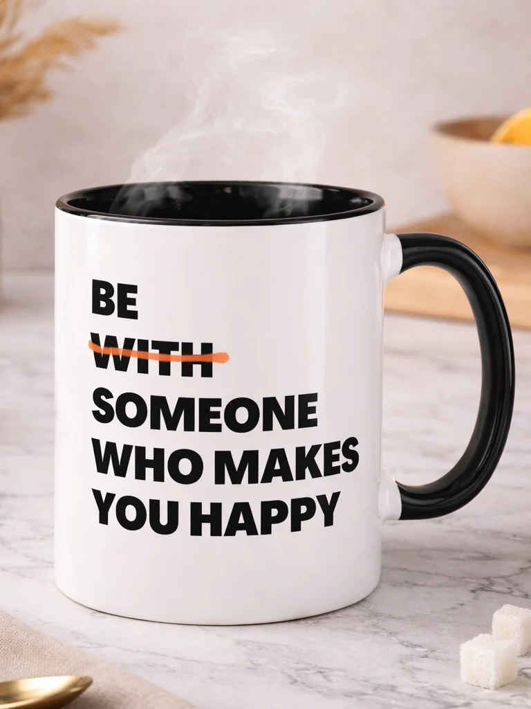 Be Someone Who Makes You Happy Ceramic Mug product image (1)