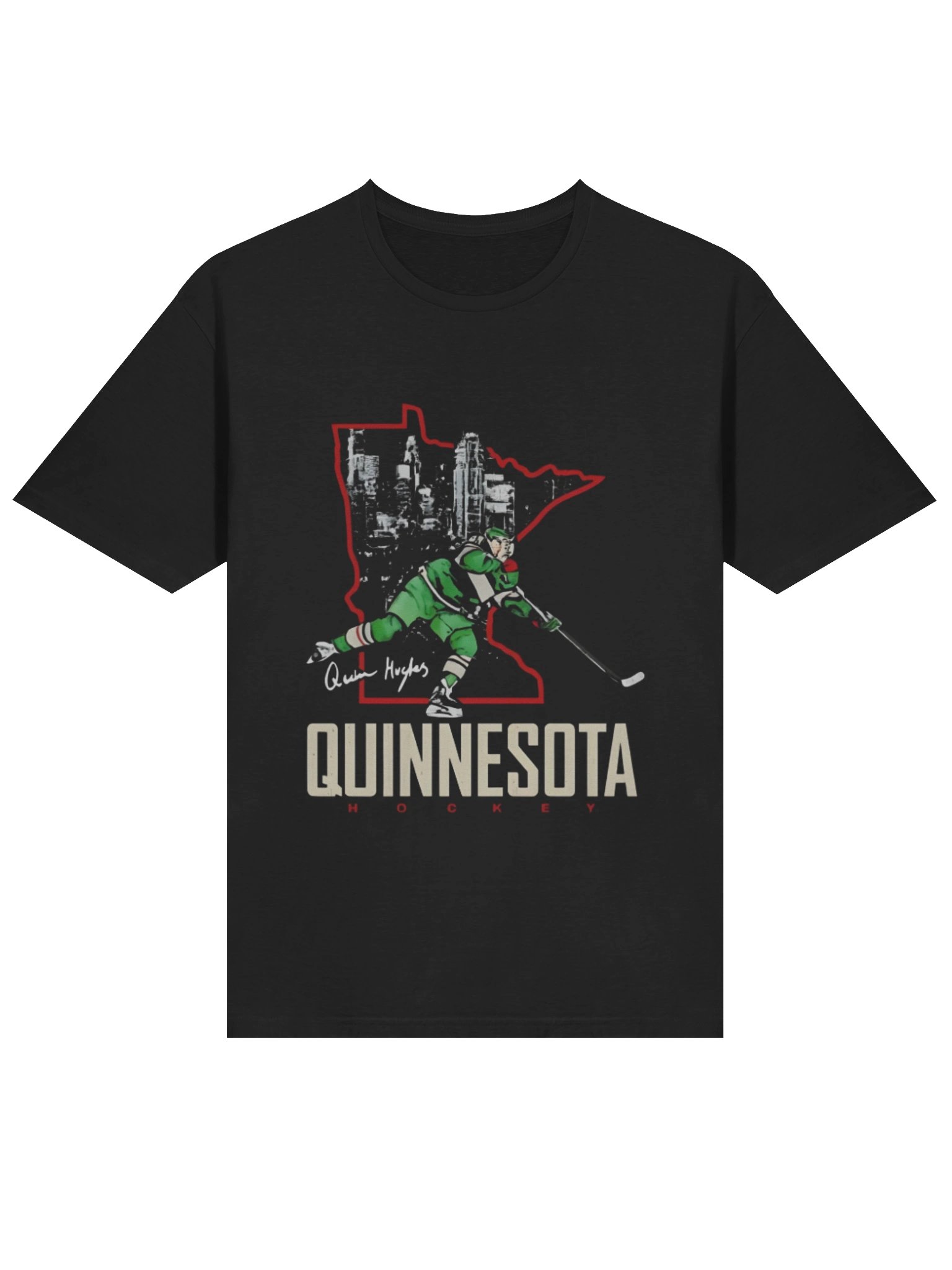 Quinnesota Pride Quinn Hughes Minnesota Quinnesota Hockey Fan Shirt product image (2)