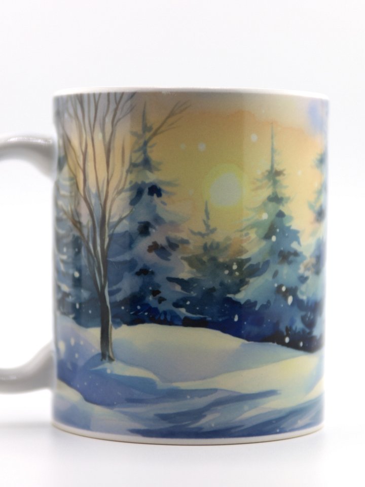 Festive Snowman Winter Wonderland 11oz Coffee Mug – Christmas Holiday Themed Ceramic Cup – Perfect for Hot Cocoa, Tea, and Coffee Lovers product image (2)